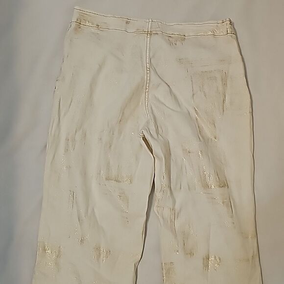 Angelo marani abstract art pants made In Italy size 46 - Picture 3 of 11